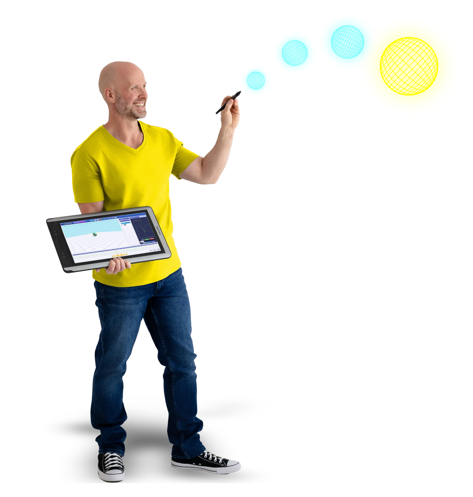 Scott Hewitt presenting animation workshops